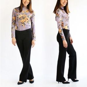 Betabrand black yoga dress pants